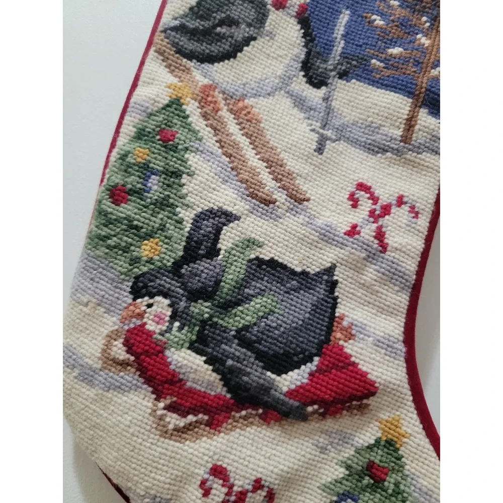 Hand Embroidered Christmas 17
